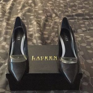 Ralph Lauren Tappi Leather Pump